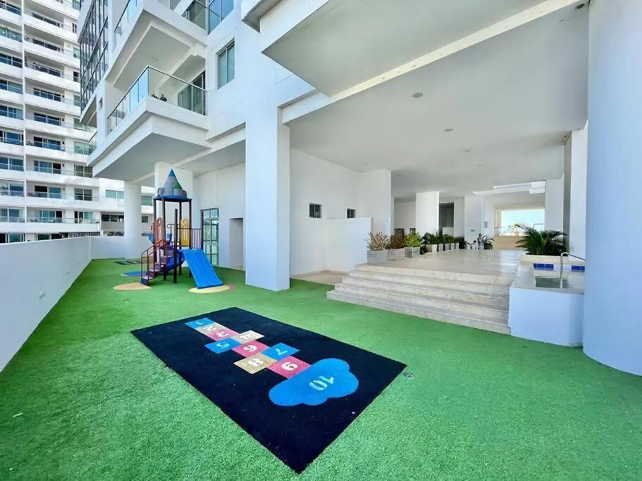 Duplex De Lujo Nuevo Con Vista Increible Al Centro Y La Playa Apartment Cartagena Colombia