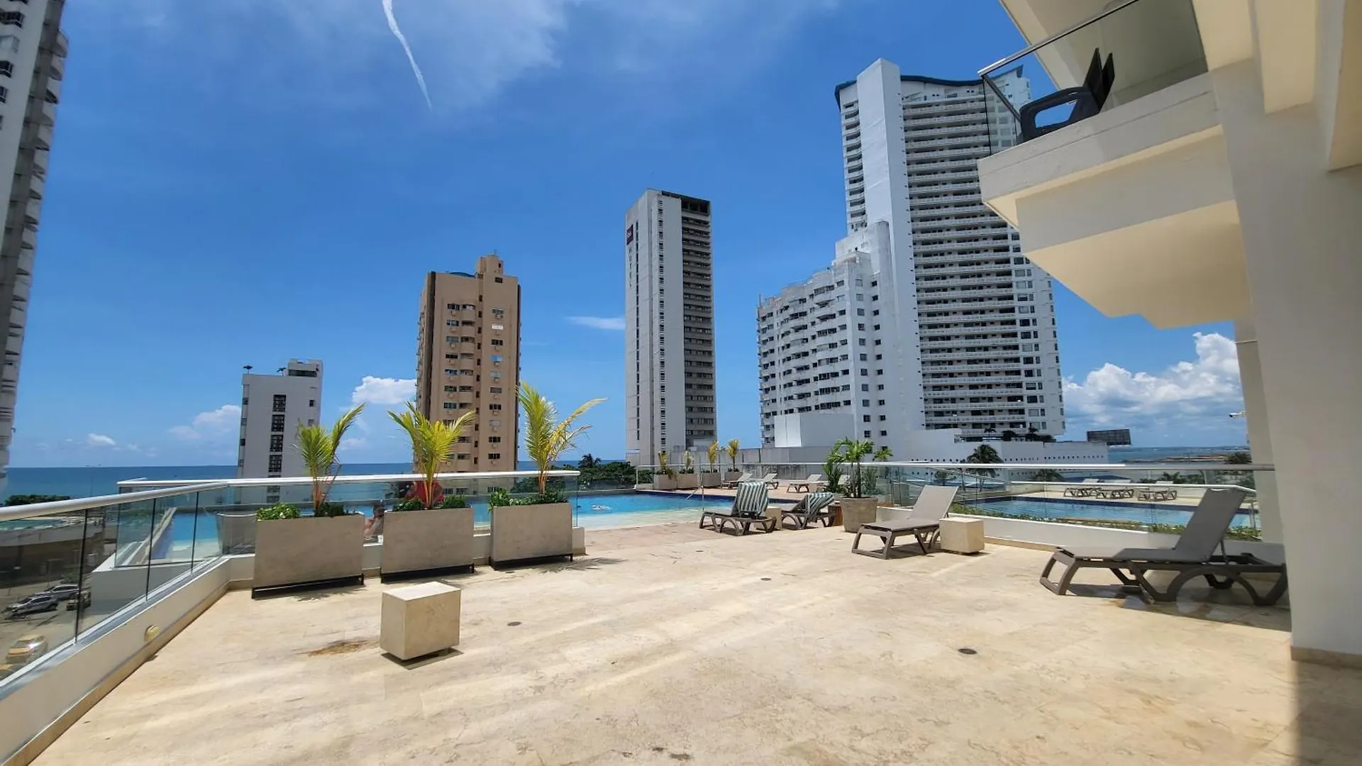 Duplex De Lujo Nuevo Con Vista Increible Al Centro Y La Playa Apartment Cartagena Colombia